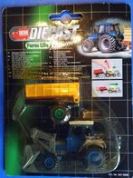 tractor met aanhangwagen op schaal diecast veeraandrijving, Ophalen of Verzenden, Nieuw, Auto