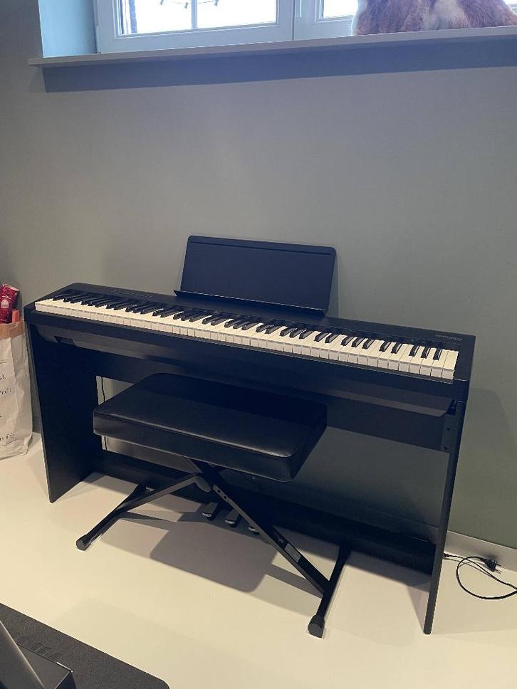 Digitale piano Roland FP-30X met Roland KSC-70 stand & stoel, Musique & Instruments, Pianos, Neuf, Piano, Noir, Digital, Enlèvement