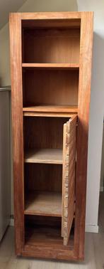 Kolomkast teak, Huis en Inrichting, Ophalen, (Half)hoge kast, Gebruikt, 50 tot 100 cm