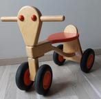Van Dijk Toys stabiele houten loopfiets met rubberen wielen, Ophalen, Zo goed als nieuw, Rij- of Hobbelspeelgoed