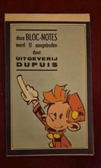 Ancien carnet de notes Bloc de DUPUIS, Enlèvement, Schtroumpfs