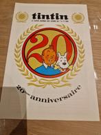 Tintin 20ème anniversaire  1966  Tintin [FRA] 1966, Boek of Spel, Ophalen of Verzenden, Zo goed als nieuw, Kuifje