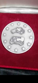 Médaille argent poinçon 850 .pése 66 g  ., Ophalen, Zilver