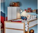 Ikea KURA Keerbaar bed, wit/grenen, 90x200 cm, Huis en Inrichting, Slaapkamer | Stapelbedden en Hoogslapers, Ophalen, 90 cm, Eenpersoons