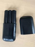 Lederen sigarenkoker voor 3 stuks met lengte 17cm op 1.5cm, Ophalen, Zo goed als nieuw, Overige typen