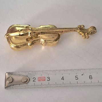 Miniatuur viool in metaal beschikbaar voor biedingen