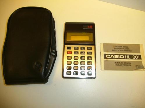 Calculatrice Casio HL-801 (Varia-035), Divers, Calculatrices, Utilisé, Enlèvement ou Envoi
