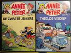 Annie en Peter - 1 & 2. De zwarte jekkers / Theo, de visdief, Boeken, Stripverhalen, Gelezen, Jean-Pol, Ophalen of Verzenden, Meerdere stripboeken