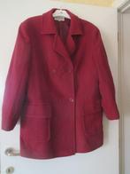 donkerrode mantel Andres 46, Kleding | Dames, Ophalen of Verzenden, Zo goed als nieuw
