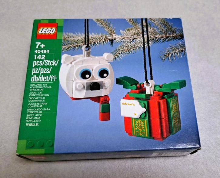 Lego Kerst ballen ijsbeer & cadeau 40494, Diversen, Kerst, Nieuw, Ophalen of Verzenden