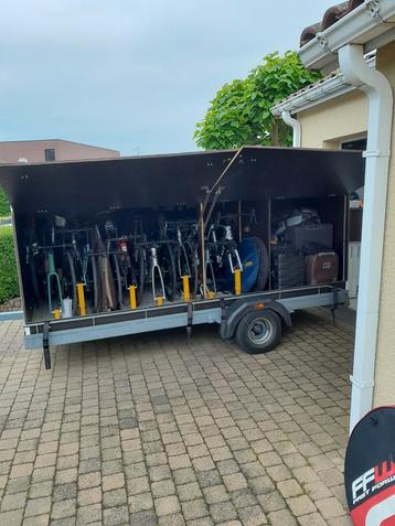 Remork voor koersfietsen beschikbaar voor biedingen