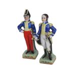 5 miniatuursoldaatjes van het Rijk — Duits porselein, Antiek en Kunst, Ophalen of Verzenden