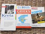 Corfu & Kreta reisgidsen + taalgids Grieks, Utilisé, Enlèvement ou Envoi, Guide ou Livre de voyage, Europe