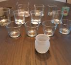 Set van 16 verschillende theelichthouders, Ophalen of Verzenden, Gebruikt