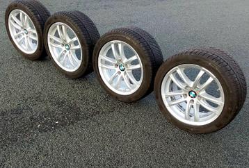 4 très belles jantes BMW avec pneus hiver 245/45-18 beschikbaar voor biedingen