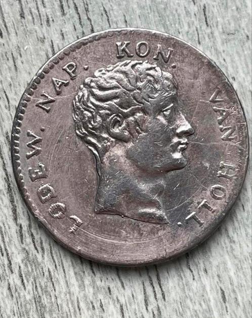 Lodew Nap. Kon. Van Holl. Koningryk Holland 1808., Postzegels en Munten, Munten | Oceanië, Losse munt, Zilver, Verzenden