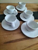 5 witte espresso kopjes van ikea, Utilisé, Enlèvement ou Envoi