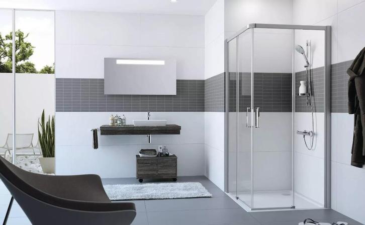 douchedeur, Doe-het-zelf en Bouw, Sanitair, Nieuw, Douche, Glas, Ophalen