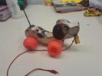 Fisher Price Toy 1965 Vintage  Hond, houten little snoopy, Kinderen en Baby's, Speelgoed | Fisher-Price, Ophalen of Verzenden