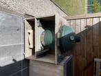Big Green EGG larege, Tuin en Terras, Houtskoolbarbecues, Ophalen, Gebruikt, Big green egg, Met accessoires