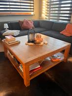 Table basse en teck, Teck, 100 à 150 cm, Moins de 50 cm, Carré