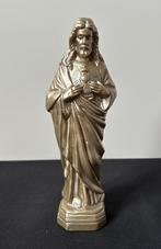 Gouden Heilig Hart Beeldje : Biscuit - 22,50cm, Antiek en Kunst, Antiek | Religieuze voorwerpen, Ophalen of Verzenden