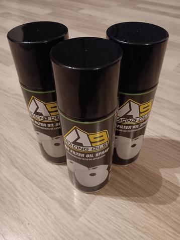 3 Luchtfilter olie spraycans beschikbaar voor biedingen