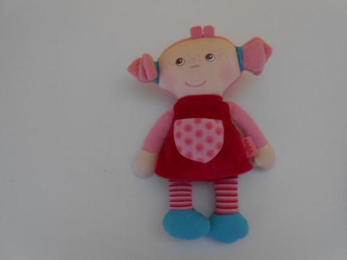HABA knuffelpop 26 cm, Kinderen en Baby's, Speelgoed | Poppen, Gebruikt, Overige typen, Ophalen of Verzenden
