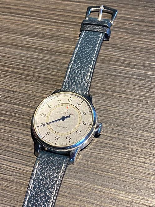 Meistersinger Perigraph AM1001 volledige set, Handtassen en Accessoires, Horloges | Heren, Gebruikt, Polshorloge, Overige merken