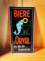 Emaille plaat van Orval, Verzamelen, Ophalen of Verzenden, Zo goed als nieuw, Reclamebord