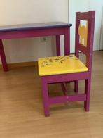 Kindertafel en stoel, Kinderen en Baby's, Ophalen, Zo goed als nieuw, Tafel(s) en Stoel(en)