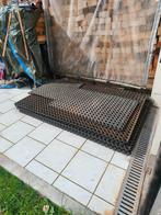 rubberen mat , binnen/buiten antislip, Ophalen, 100 tot 150 cm, Zwart, 50 tot 100 cm