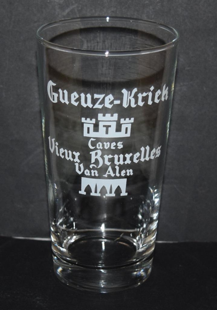 Gueuze  Kriek Vieux Bruxelles / Van Alen, Verzamelen, Biermerken, Zo goed als nieuw, Glas of Glazen, Overige merken, Verzenden