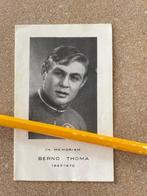 BELGISCHE BEROEPSRENNER DHR BERNO THOMA  MENEN 1947, Ophalen of Verzenden, Bidprentje