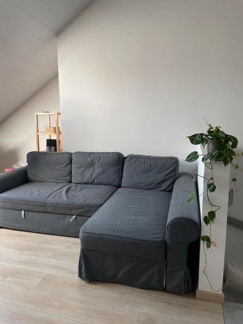 Canapé ikea convertible en lit avec méridienne, Huis en Inrichting, Slaapkamer | Slaapbanken, Zo goed als nieuw, Ophalen