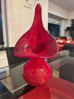 Rode glazen vaas, Ophalen, Zo goed als nieuw