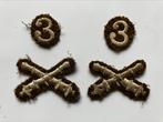 Abl abbl 3de Regiment Artillerie insignes battledress, Verzamelen, Militaria | Tweede Wereldoorlog, Ophalen of Verzenden