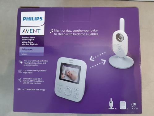 Babyphone Philips avec caméra NEUF (garantie septembre 2025), Kinderen en Baby's, Babyfoons, Nieuw, 250 meter of meer, Camera