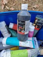 Hobbyverf acrylverf + gesso, Ophalen, Gebruikt