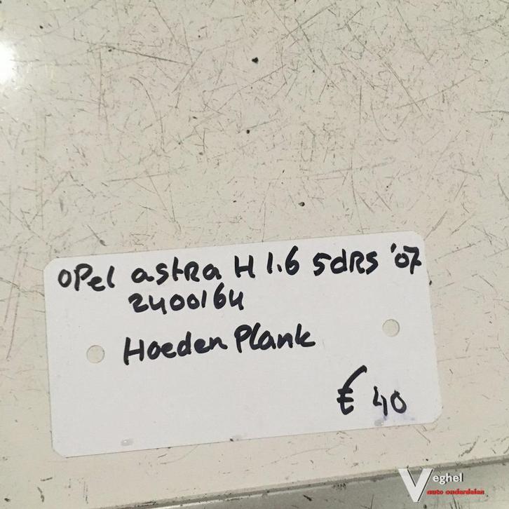 Opel Astra H 1.6 5drs 2007 Wagennr 240064   Hoedenplank, Auto-onderdelen, Interieur en Bekleding, Gebruikt, Ophalen