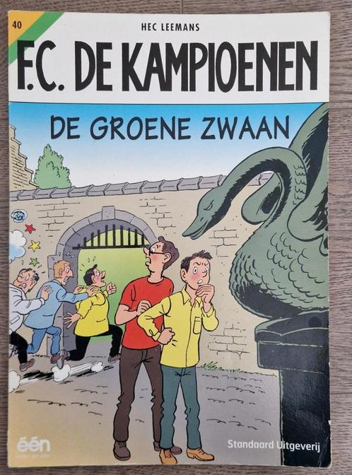 Strip FC De Kampioenen nr. 40 - De groene zwaan, Boeken, Stripverhalen, Gelezen, Eén stripboek, Ophalen of Verzenden