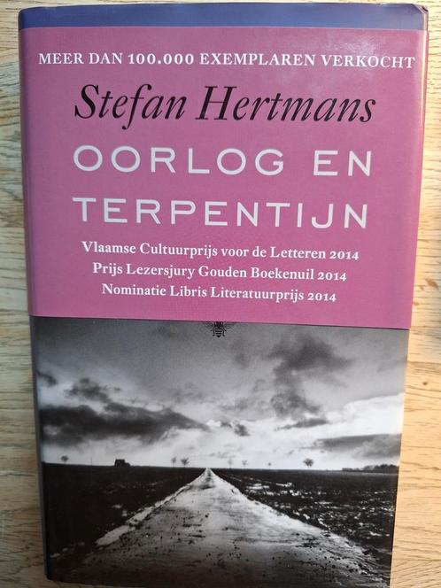 Stefan Hertmans - Oorlog en terpentijn, Livres, Littérature, Comme neuf, Enlèvement ou Envoi