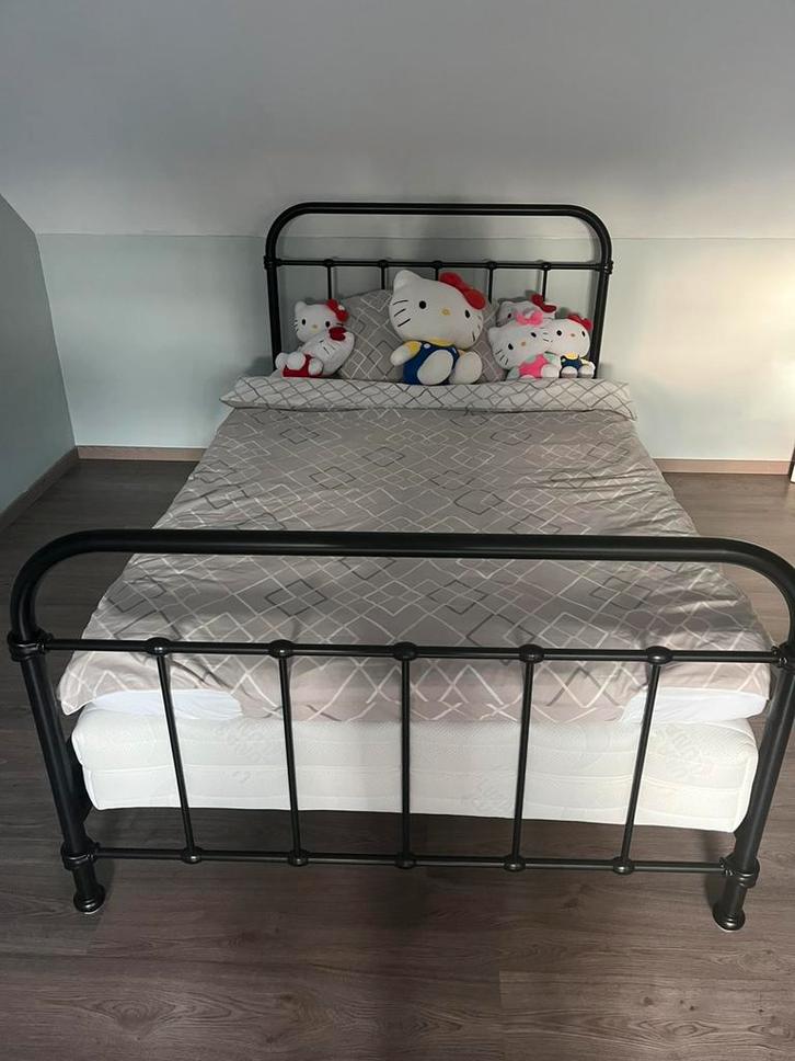 Twijfelaar New York 120x200 (zonder matras), Huis en Inrichting, Slaapkamer | Bedden, Zo goed als nieuw, Twijfelaar, 120 cm, 200 cm