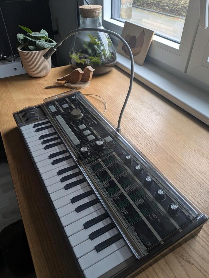 Korg microkorg synthesizer+ stofkap, Musique & Instruments, Synthétiseurs, Comme neuf, Autres nombres, Korg, Avec connexion MIDI