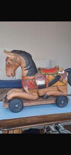 mooie eyecatcher houten paard, Huis en Inrichting, Ophalen of Verzenden, Gebruikt