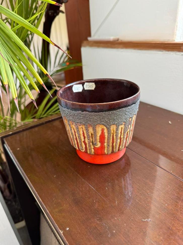 Cache pot West Germany Lava, Tuin en Terras, Bloempotten, Zo goed als nieuw, Ophalen of Verzenden