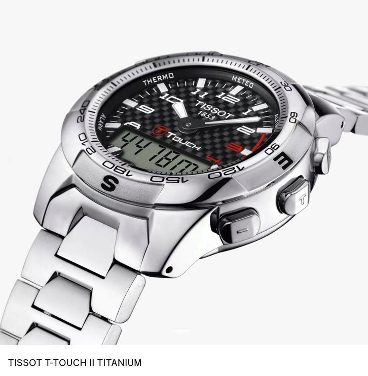 Gevraagd:  Defecte Tissot T-Touch II, Handtassen en Accessoires, Horloges | Heren, Zo goed als nieuw, Polshorloge, Overige merken