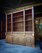 Antieke Boekenkast | XXL eikenhouten Bibliotheekkast | #2220, Ophalen of Verzenden