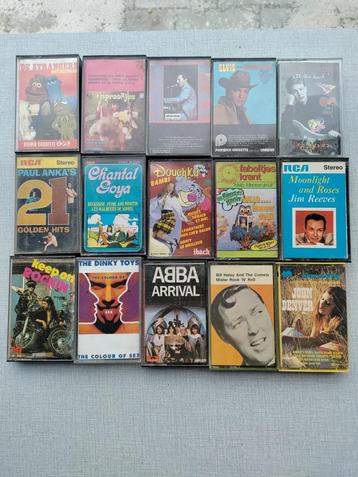 15 cassettes beschikbaar voor biedingen