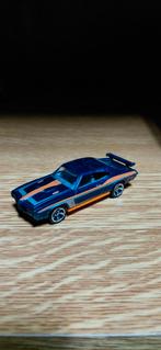 Hot Wheels 70 Pontiac Gto Judge Blue With Orange Base, Ophalen of Verzenden, Zo goed als nieuw, Auto